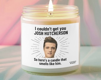 9 Unzen Glas riecht nach Josh Hutcherson Kerze | Josh Hutcherson Fan Geschenk, Bester Freund Geschenke, Fandom inspiriert Kerze - SCHNELLER VERSAND!