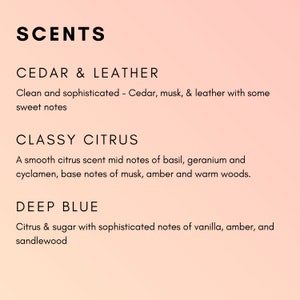 a menu for a restaurant with a pink background
