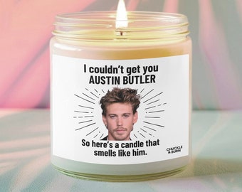 9oz Glass Smells like Austin Butler Candle | Austin Butler Fan Gift, Best Friend Gifts, Fandom Inspired Candle - FAST SHIPPING!