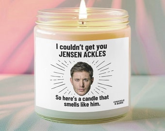 Smells like Jensen Ackles Candle | Jensen Ackles Fan Gift, Best Friend Gifts, Fandom Inspired Candle - FAST SHIPPING!