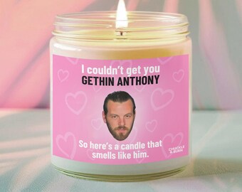 9oz Glass Smells like Gethin Anthony Candle | Gethin Anthony Fan Gift, Best Friend Gifts, Fandom Inspired Candle - FAST SHIPPING!