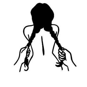 Decalque de vinil puxando cabelo - Decalque sexual - Decalques engraçados e inapropriados para carros - Decalque engraçado assustador - Decalque de carro estilo cachorrinho - Adesivo de caminhão e carro