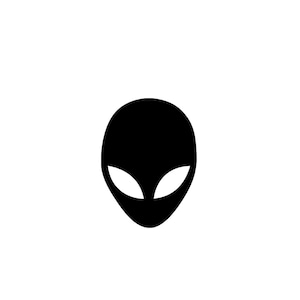 Alien Head sticker sticker – Alien Invasion sticker sticker – ruimte vinyl sticker – auto stickers – laptop stickers – waterdicht vinyl