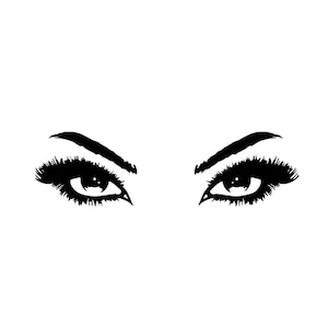 Eyes Decal Sticker –  Full Eyes Stickers - Human Anatomy Vinyl Decal - Fox Eye decal sticker - Car Decal - Laptop Decals - Waterproof Vinyl