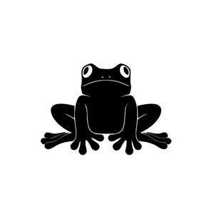Frosch Aufkleber - Auto Aufkleber - Laptop Aufkleber - Wasserfest Abziehbilder
