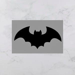 Naklejka winylowa z nietoperzem - Naklejki z nietoperzem - Naklejki ze zwierzętami - Naklejki na Halloween - Dekoracja okna na Halloween - Naklejki na Halloween
