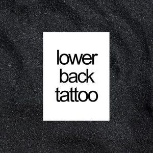 Unterer Rücken Tattoo Aufkleber / Aufkleber Vinyl-Charlixcx Göre Aufkleber-Charlixcx Auto Aufkleber