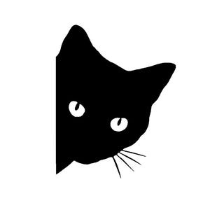 Décalcomanie en vinyle/autocollant chat d'angle - Stickers chats - Stickers animaux - Stickers animaux voiture