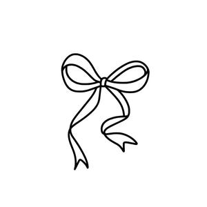 Coquette Bow sticker sticker, handgemaakte sticker, vinyl sticker sticker, leuke sticker, laptop sticker