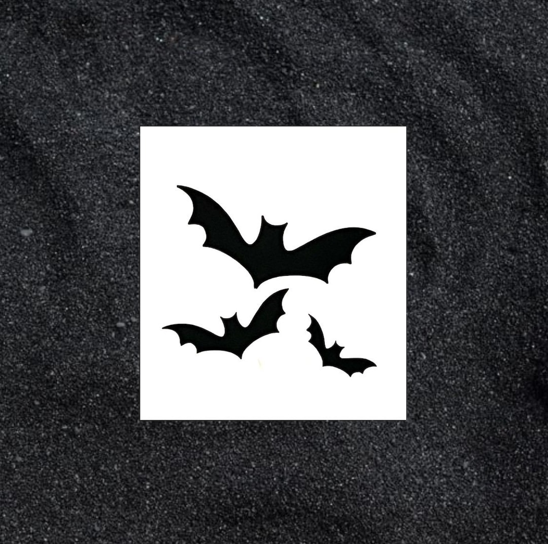 Bats Vinyl Decal - Bat Decal - Car Decals - Spooky Decal - Halloween ...
