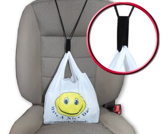 The Clutch for Packages - secures take-out food, a six pack, groceries on the passenger seat of your car.
