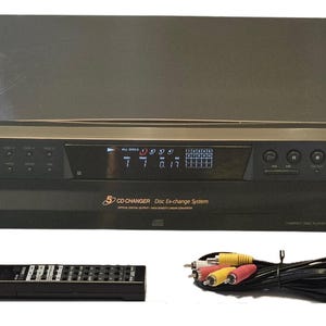 Sony CDP-CE375 5 Disc Changer - New Belts Installed - Professionally Refurbished - Wear on Top