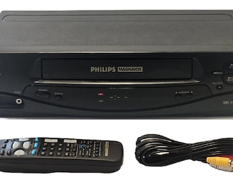 Philips Magnavox VHS VCR Player Recorder 4-Head Hi-Fi