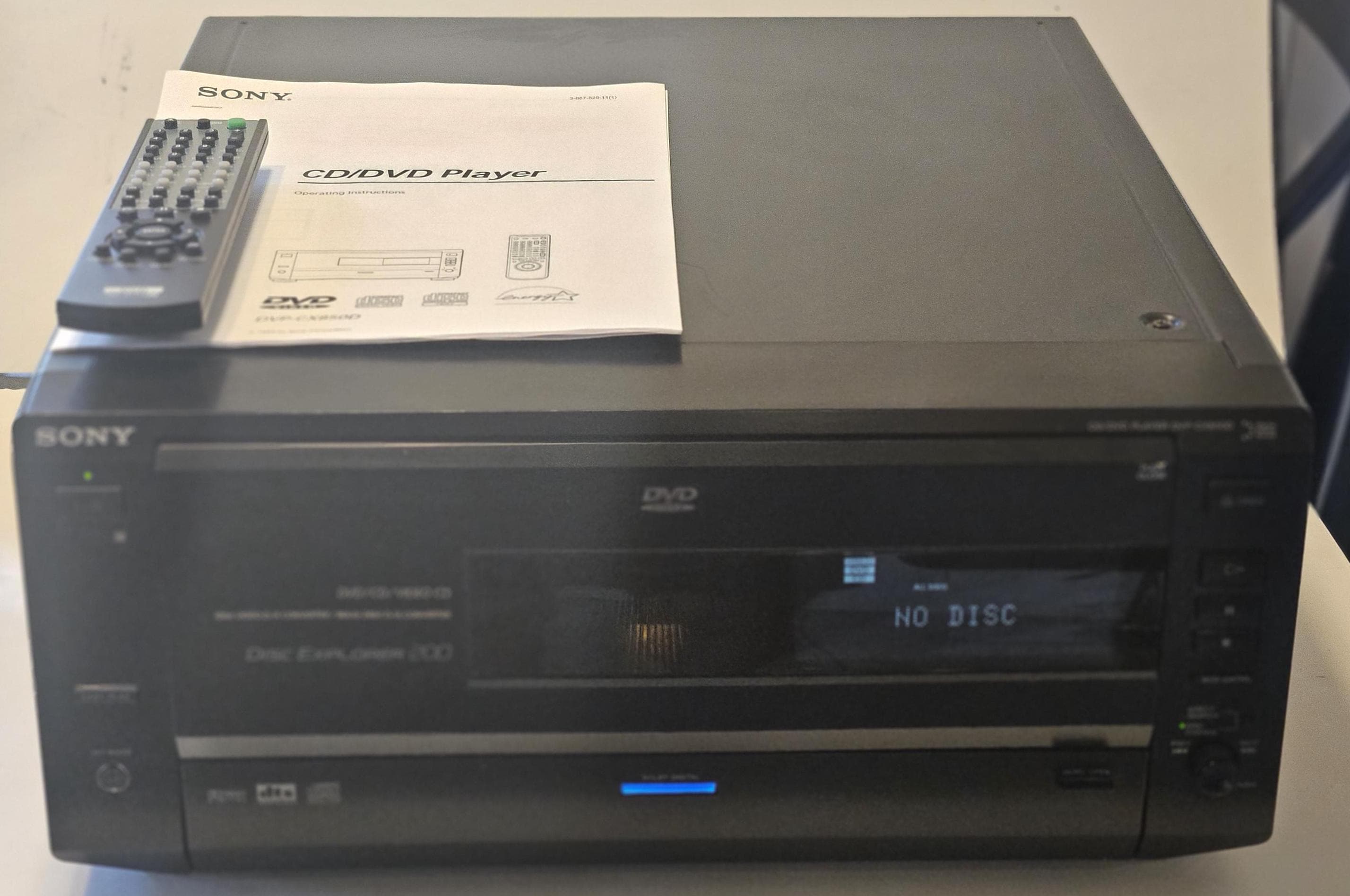 Sony DVP-CX850D 200 Disc Explorer DVD/CD Player - Etsy