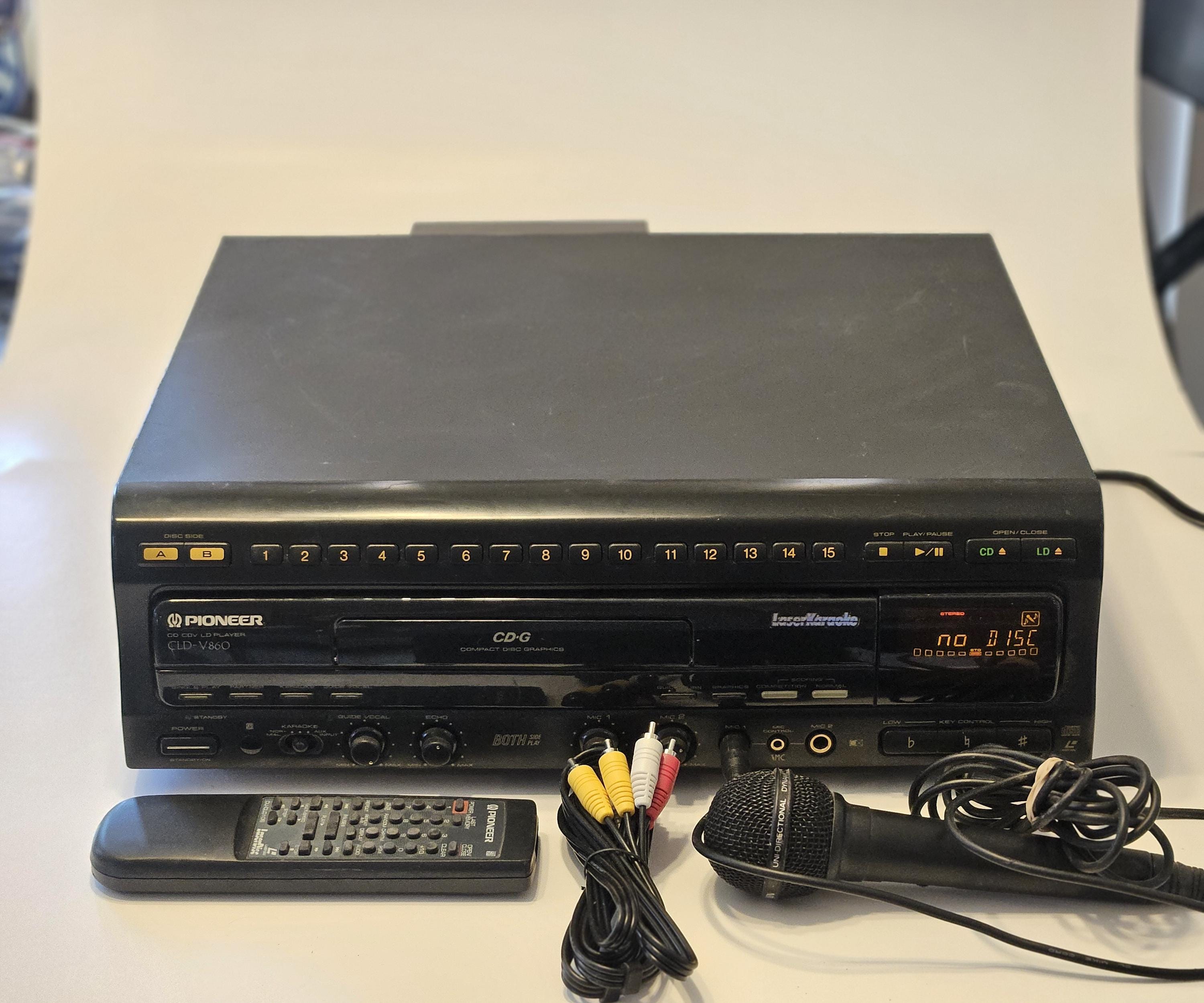 Pioneer CLD-V860 Laserdisc Laserkaraoke CD-G Player - New Belts