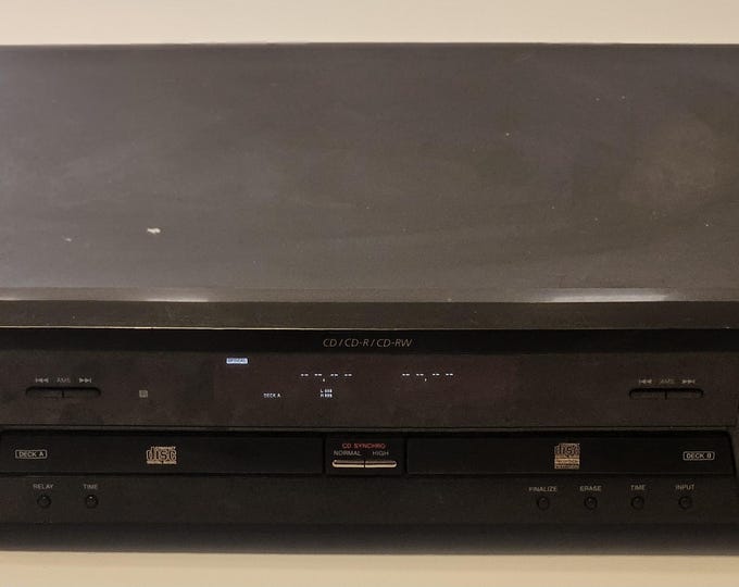 Sony Rcd W1 Sony RCD-W1 Dual CD Player / Recorder Professionally Restored - New ...