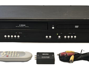 Sanyo DVD-VCR Deluxe Combo w/ HDMI converter and remote