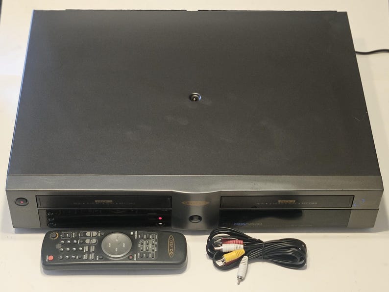 Go Video DDV9500 Dual Deck Hi-fi VHS VCR Recorder - Etsy