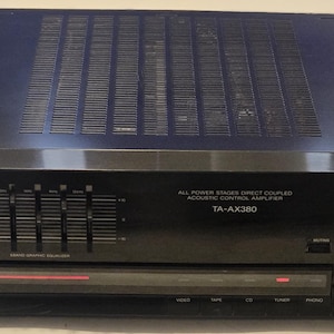 Sony TA-AX380 Amplifier Equalizer Integrated Stereo Tuner 5 Band