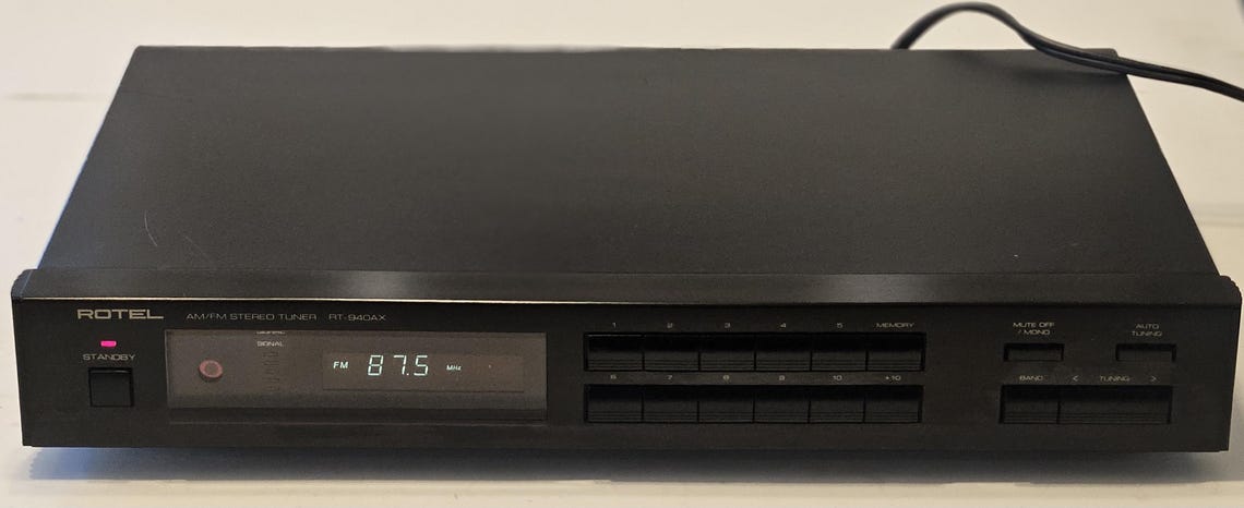 Rotel Rtc 940ax Rotel RT-940AX AM/FM Stereo Tuner - Etsy