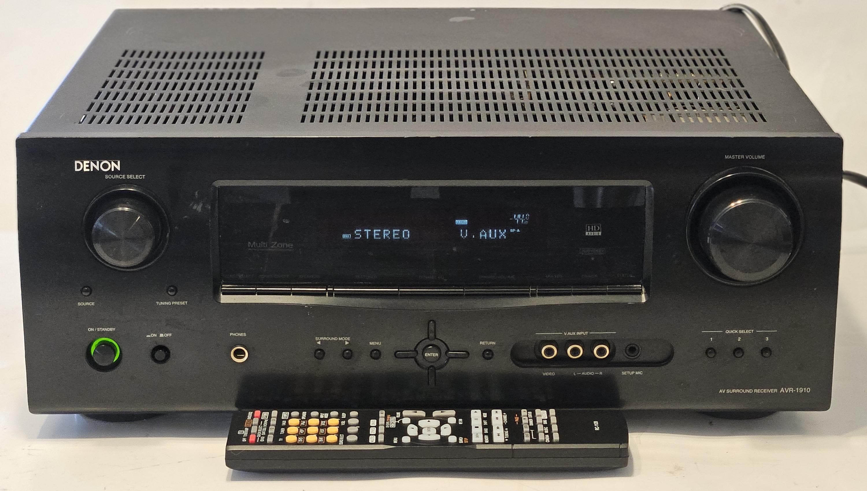 Denon AVR-1910 Surround Sound Home Theater HDMI Receiver 7.1-ch. A