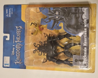 Kingdom Hearts Square Enix Action Figure Darkside Heartless with Pluto - New In Box