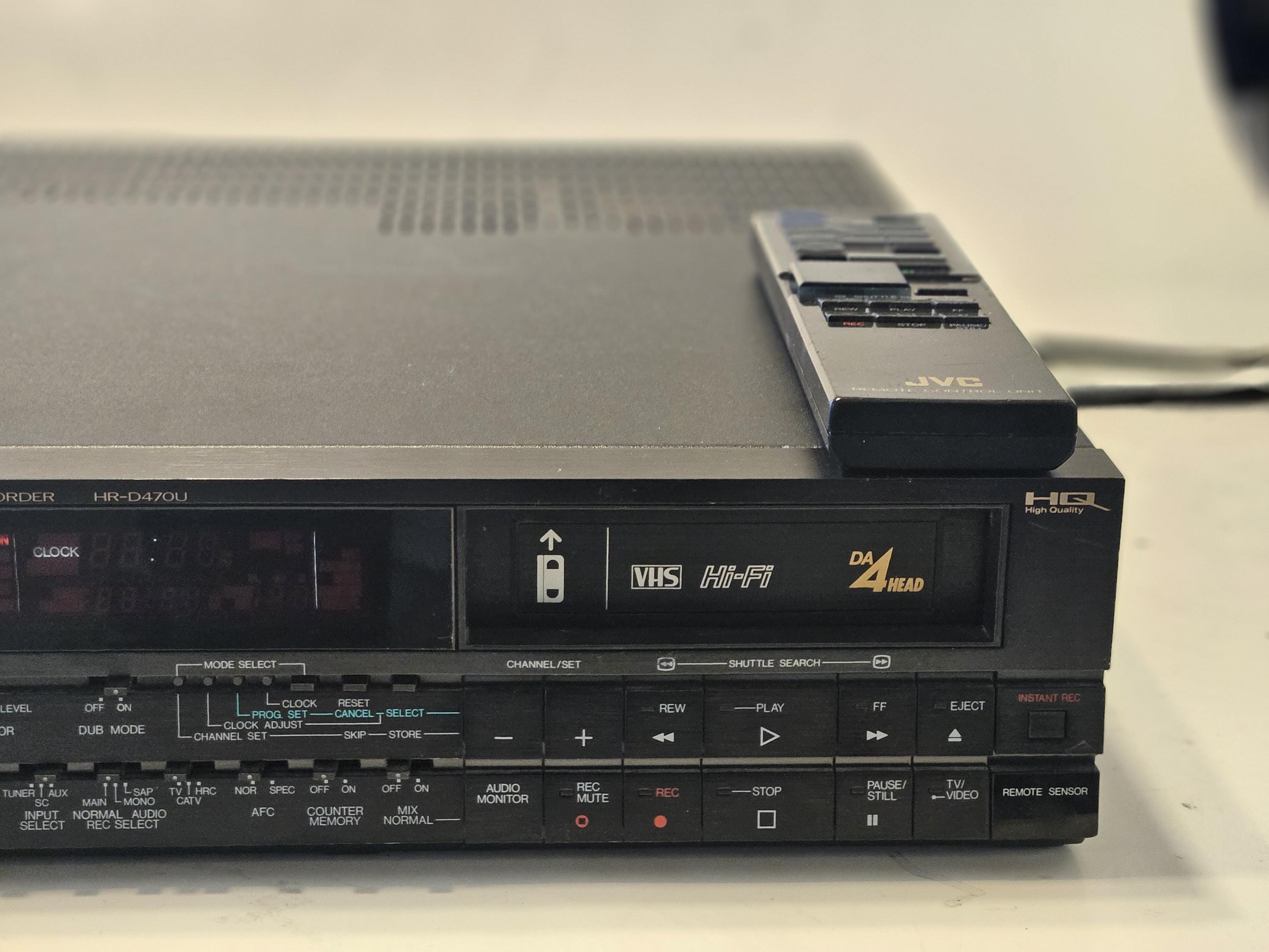 JVC HR-D470U (rare 4 Head VCR) - Etsy