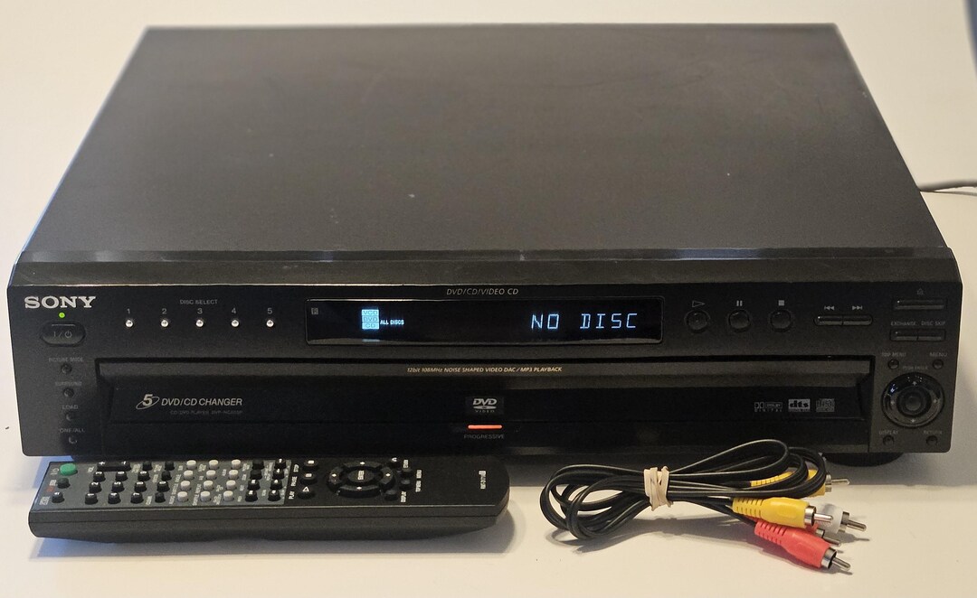 Sony DVP-NC655P 5-disc Carousel DVD/CD Changer W/ Hdmi Converter - Etsy