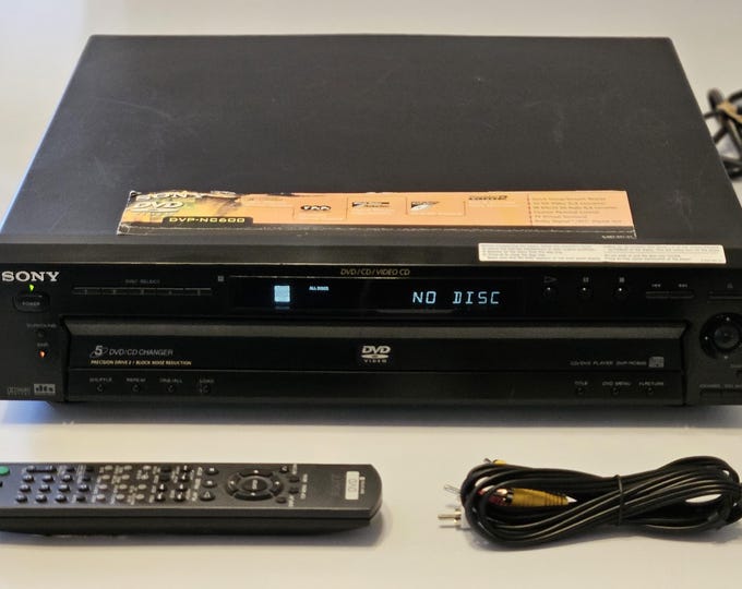 Sony DVP-NC600 5-disc DVD/CD Carousel Changer - Etsy
