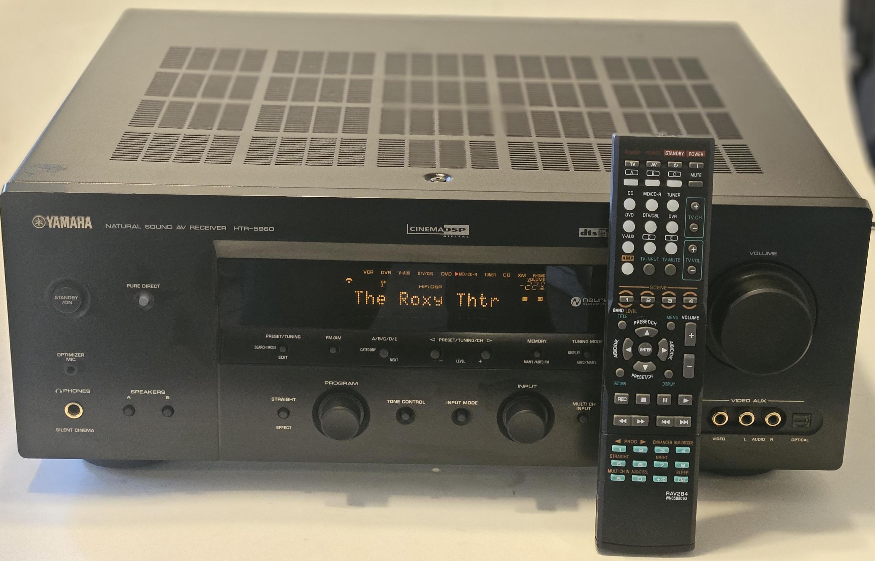 Yamaha HTR 5960 7.1 Channel 115 Watt Receiver - Etsy