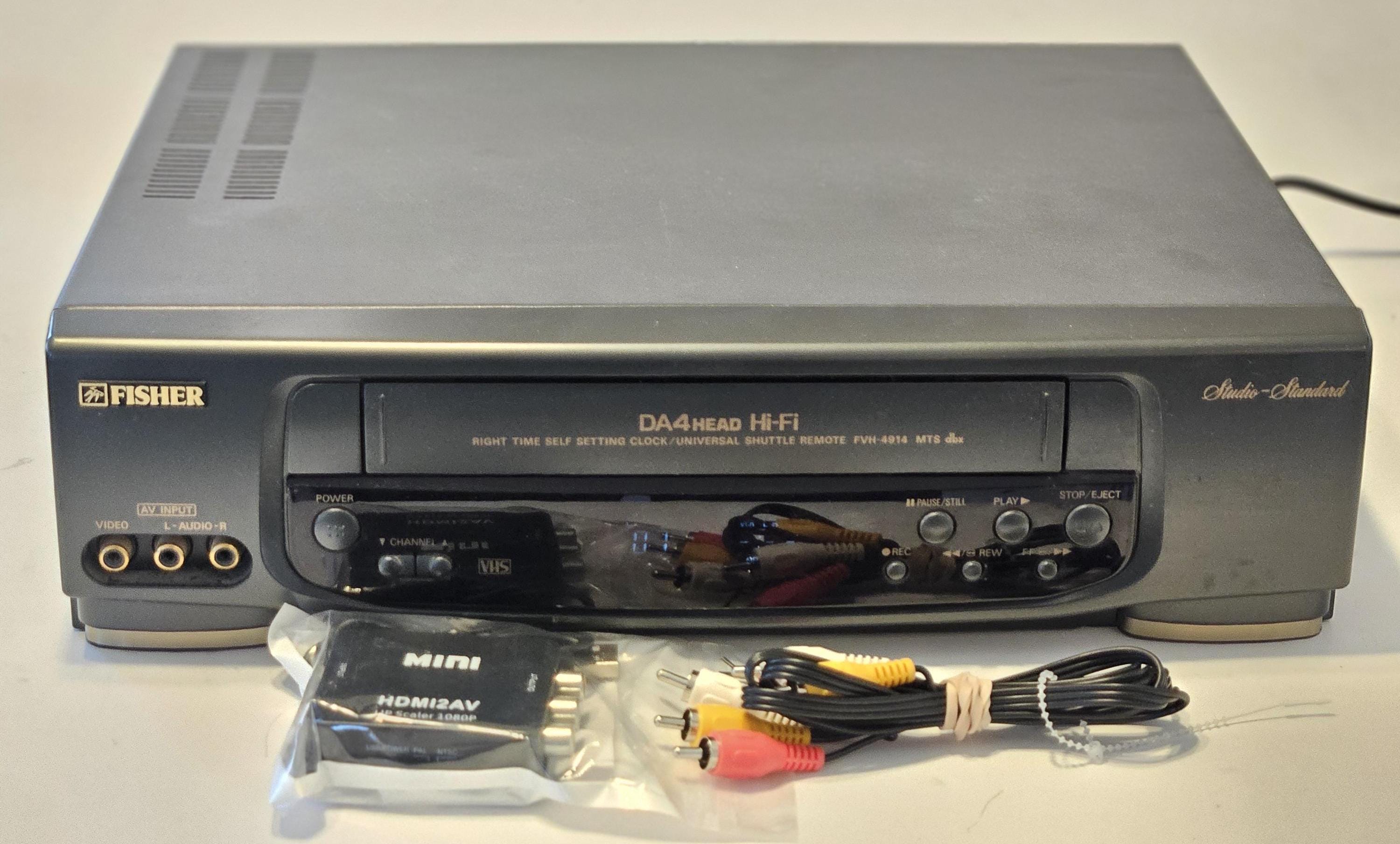 Fisher DA4HEAD Hi-fi FVH-4914A VCR W/ HDMI Adapter - Etsy