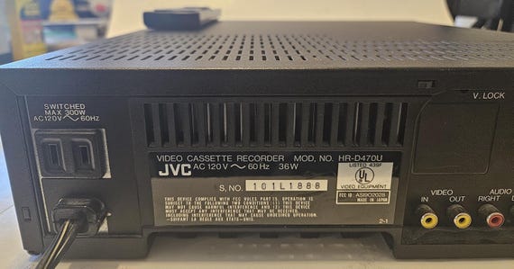 JVC HR-D470U (rare 4 Head VCR) - Etsy