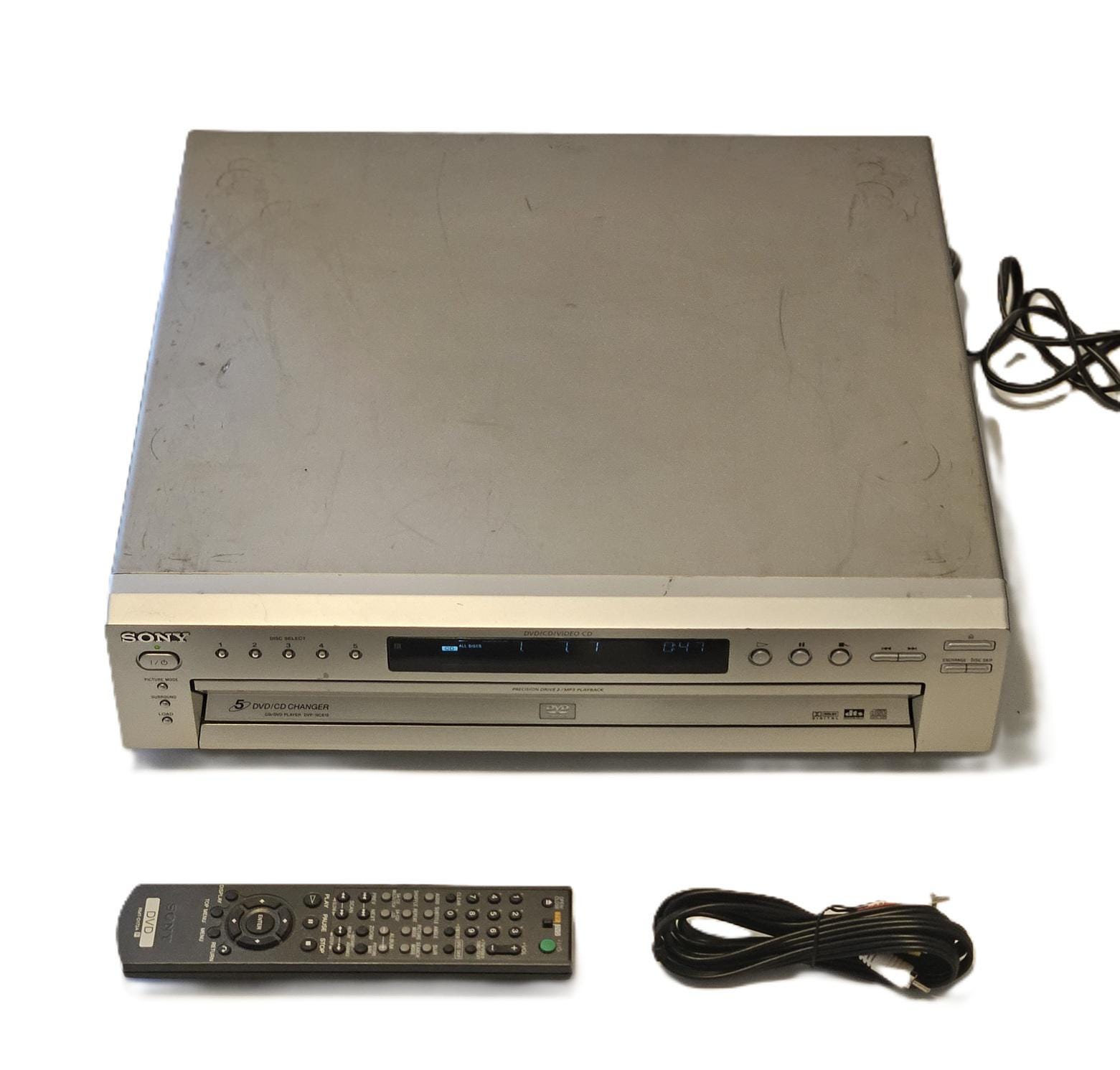 Sony DVP-NC615 5 Disc DVD CD Carousel Changer - Refurbished Scratches ...