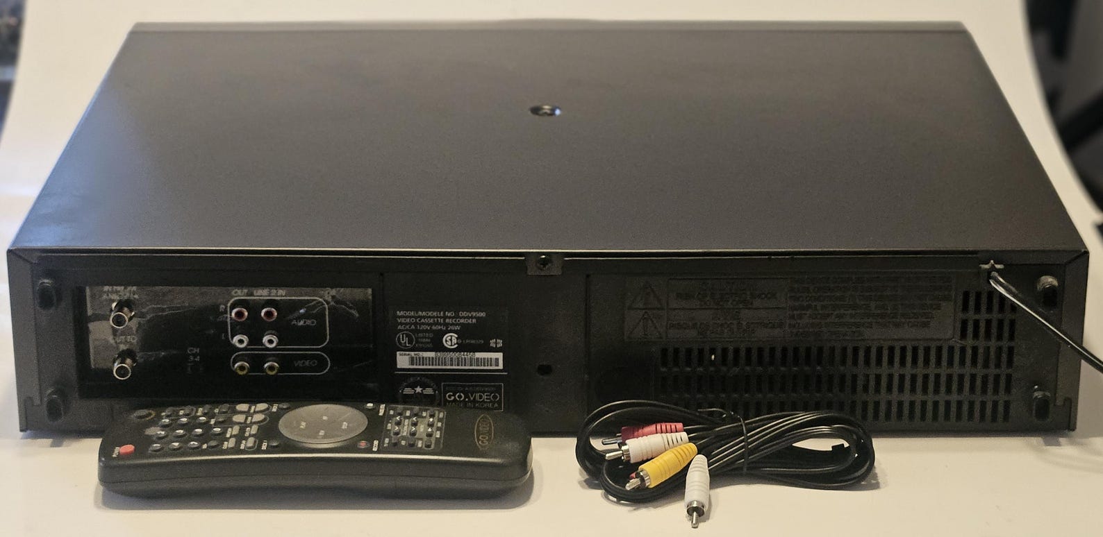 Go Video DDV9500 Dual Deck Hi-fi VHS VCR Recorder - Etsy