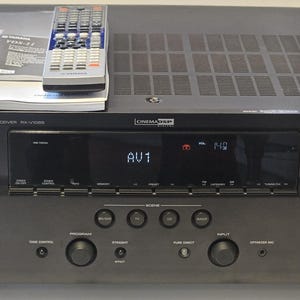 Yamaha RX-V1065BL 7.2-Channel Home Theater Receiver w/ remote and manual