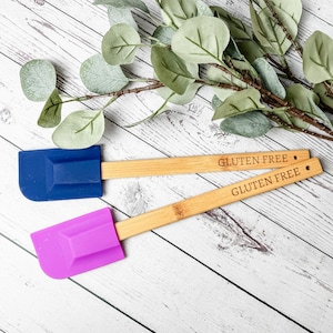Gluten Free Rubber Spatula, Celiac Labeled Spatula, Gluten Free Dorm, Celiac College, Gluten Free Kitchen, GF Utensils, Mother's Day Gift