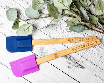 Gluten Free Rubber Spatula, Celiac Labeled Spatula, Gluten Free Dorm, Celiac College, Gluten Free Kitchen, GF Utensils, Mother's Day Gift