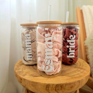Personalized Iced Coffee Cup - Bridesmaid Proposal Gift Idea - Custom Gift Personalised Tumbler - Bachelorette Party Gifts