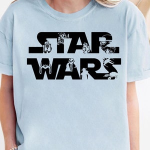 Comfort Colors Vintage Classic Star Wars Shirts, Disney Classic Shirt, Disneyland Shirt, Disney Tee, Star Wars 2024 Shirt, Family Disney Tee