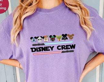 Star Wars Disney Crew Shirt, Disney Lockered Fit Shirt, Star Wars Daddy Shirt, Disney Star Wars Shirt, Disney Crew Shirt, Disney Gruppenshirt