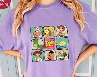 Retro Disney Toy Story Shirt, Portrait Toy Story Shirt, Magic Kingdom Shirt, Disneyland Trip Shirt, Disney World Shirt, Family Disney Shirts
