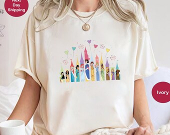 Disney Princess Castle T-Shirt, Disney Vacation Shirts, Disney Princesses Squad Shirts, Disney Girls Trip T-Shirt, Princess Birthday T-Shirt