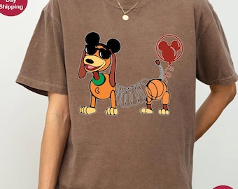 Comfort Colors Toy Story Slinky Dog Shirt, Disney Toy Story Shirt, Mickey Ears Slinky Dog Tee, Disney Birthday Gift, You've Got Friend in Me