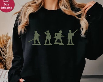 Men's Toy Story Sweatshirt, Toy Army Soldiers Sweatshirt, Toy Story Hoodie, Funny Toy Story Sweater, Army Toy Story Shirt, Hollywood Studios