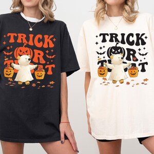 Retro Pooh Ghost Halloween Shirt, Winnie The Pooh Halloween Shirt, Spooky Season Shirt, Pooh Shirt, Cute Fall Shirt, Halloween Women&#39;s Shirt
