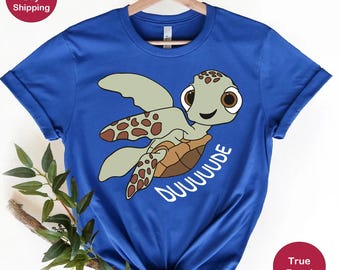 Squirt Nemo Shirt, Finding Nemo Shirt, Disney Nemo Shirt, Disney Finding Dory Shirt, Squirts Snorkeling Shirt, Disneyland Nemo Dude T-Shirts