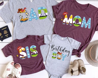 Toy Story Birthday Shirt, Custom Disney Birthday Boy Shirt, Toy Story Birthday Family Shirts, Custom Toy Story Tshirt, Birthday Boy Gift Tee