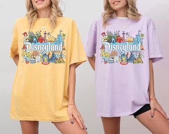 Comfort Colors Disneyland Group Trip Shirts,  Oversize Retro Disneyland Resort Shirt, Disneyland Family Classic Tee, Disneyland Vacation Tee
