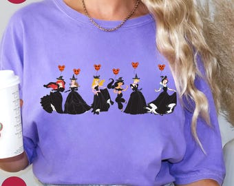 Vintage Disney Princess Halloween Shirt, Princess Halloween Shirt, Halloween Women Sweatshirt, Halloween Trip Shirts, Retro Disney Halloween