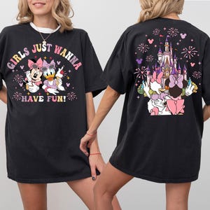 Disney Minnie Daisy Summer Png, Family Girls Just Wanna Have Fun PNG, Disney Besties PNG, Disneyworld Minnie And Daisy PNG, Disney Summer